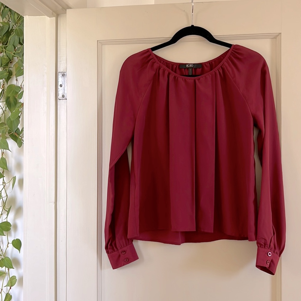 BCBC maroon blouse